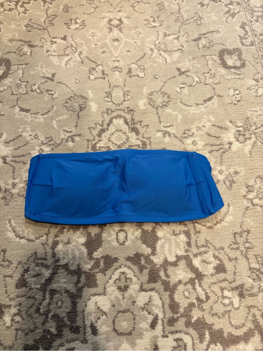 J.Crew Blue Bandeau Bikini Top - XS